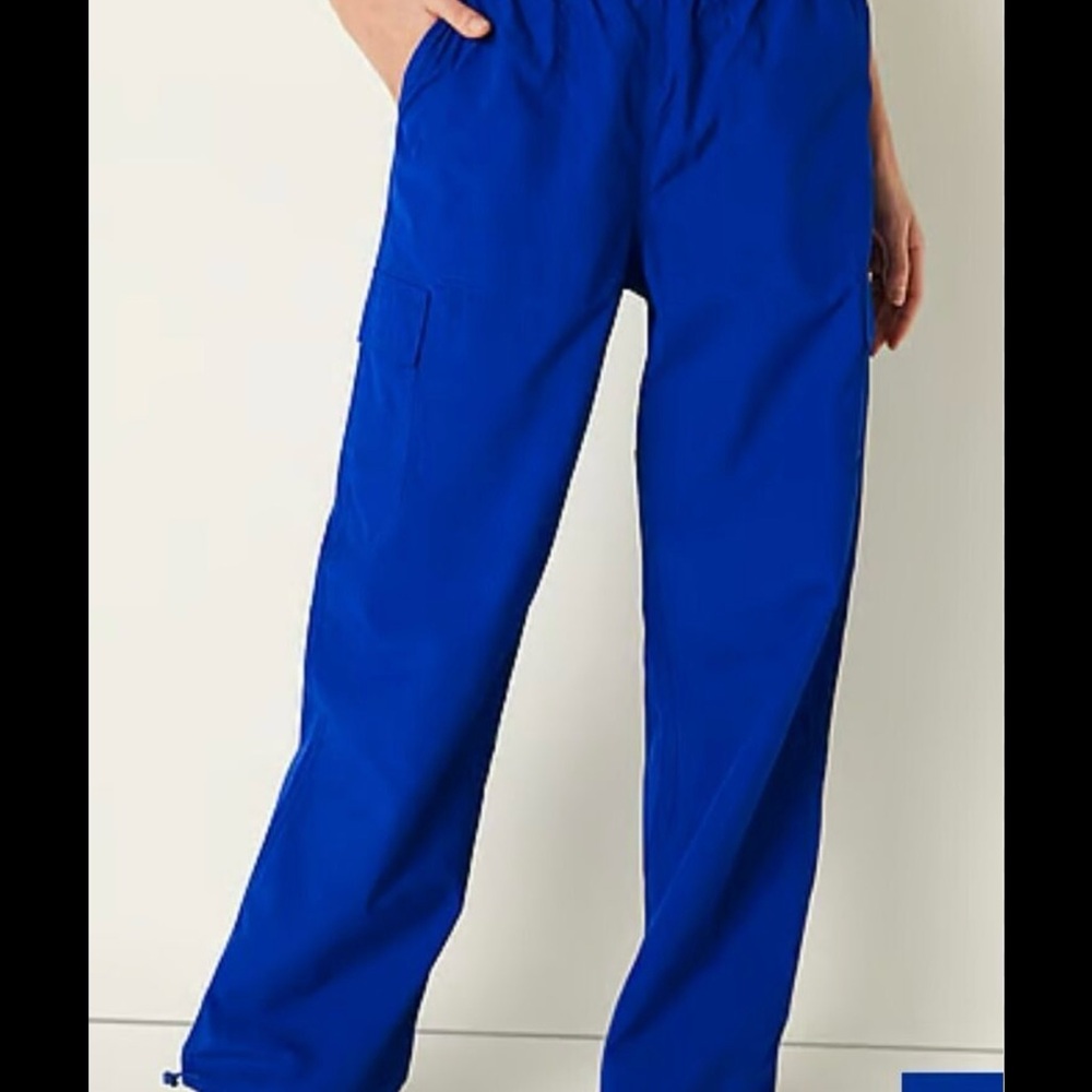Bright Blue Cargo Pants